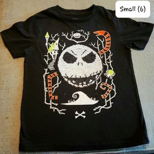 Boys size 6 Jack Skellington Halloween Shirt